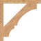 Ekena Millwork Balboa Block Smooth Bracket, Western Red Cedar, 3 1/2"W x 44"D x 44"H BKT04X44X44BOA05SWR - alternate 4